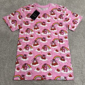 Loungefly Pixar Toy Story Lotso Bear Rainbow Strawberry Shirt Men XXL Tee Unisex